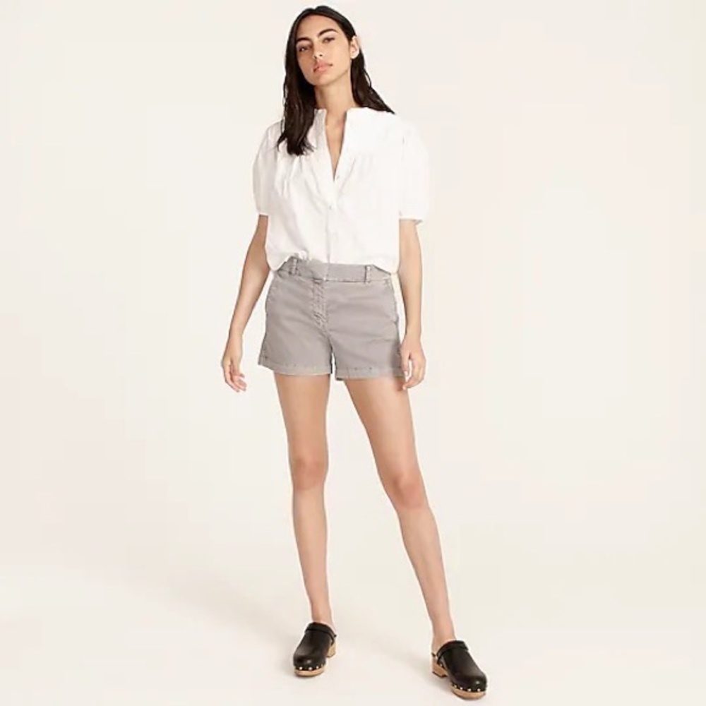 J. Crew Gray Chino Shorts | Size 4